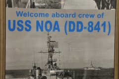 USS NOA DD-841 POSTER